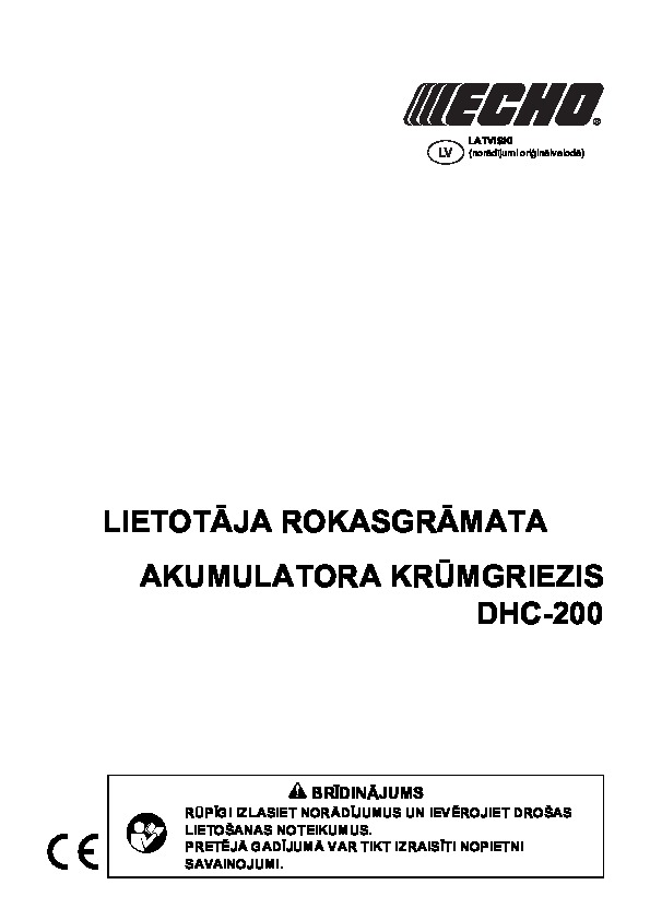 DHC_200 operating manual LV